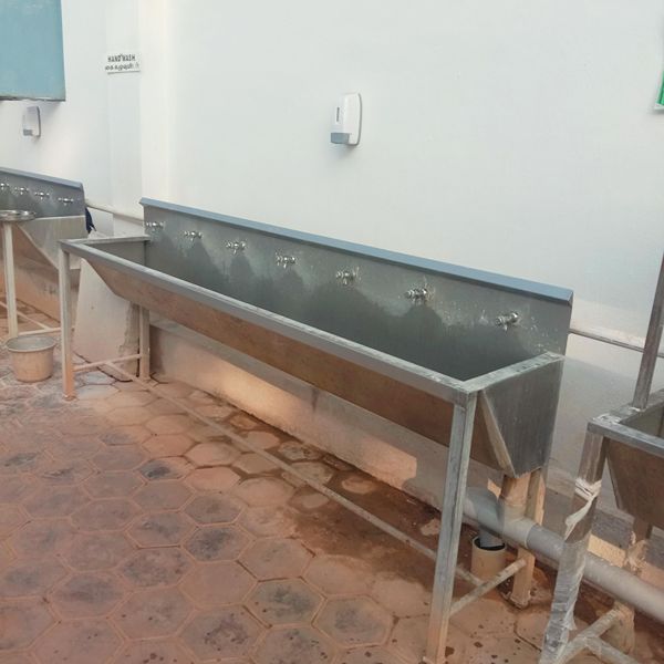 Washing Pipe Line Tables